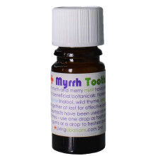 Living Libations - Biologische Munt + Myrrh Tandserum | Natuurlijke, Vegan Schoonheidsproduct (0,17 fl oz | 5 ml)