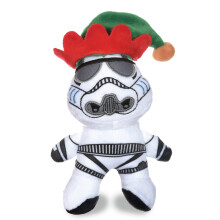 STAR WARS Hundtillbehör Storm Trooper Leksak för Högtider | Elf Storm Trooper Squeaky Hundleksak | 6 Tum Hundtillbehör