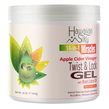Hawaiian Silky 14-in-1 Miracles Äppelcidervinäger Twist & Lock Gel - 16 fl oz (2-pack)