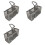 3X Universal Dishwasher Cutlery Basket Replacement, with Removable Handle, for  and 2