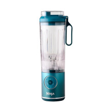 Ninja BC251QTL Blast Max Personlig Trådlös Mixer för Smoothies, 22 oz. Twist & Go Kanna, Teal - Certifierad Renoverad