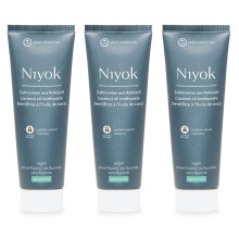 Niyok Naturlig Tandkräm utan Fluor Kokosolja, Spearmint 75 ml, 3-Pack