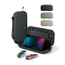 Belkin Bärväska för Nintendo Switch 2, Resväska m/AirTag-hållare & Spelkortsrum