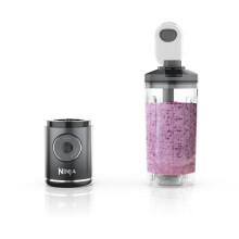 Ninja BC251GY Blast Max Personlig Trådlös Mixer för Smoothies, 22 oz. Twist & Go Behållare, Grå - Certifierad Renoverad