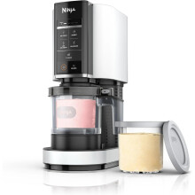 Ninja CREAMi Ice Cream Maker, 5 One-Touch Programs, Includes (2) 16oz Pints with Lids, Transform Frozen Bases to Ice Cream, Sorbets, Milkshakes, Vegan
