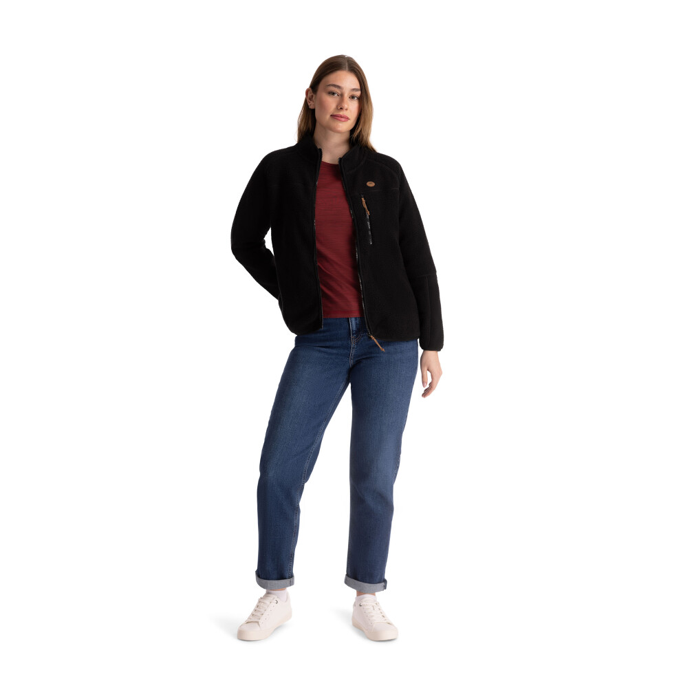 Trespass (16, Black) Womens Fleece Jacket Full Front Zip Quake