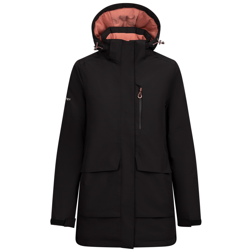 Trespass (10, Black) Womens Waterproof Jacket - Hosho