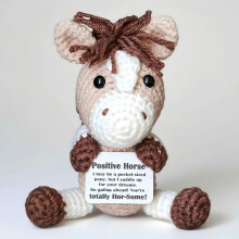 Pferdegeschenke, Handmade Emotional Support Pferd - Lustige Geschenke für Freunde und Kollegen