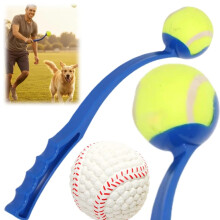 Lanzador de Pelotas para Perros, Lanzador de Pelotas de Tenis, Lanzador de Pelotas y 2 Pelotas