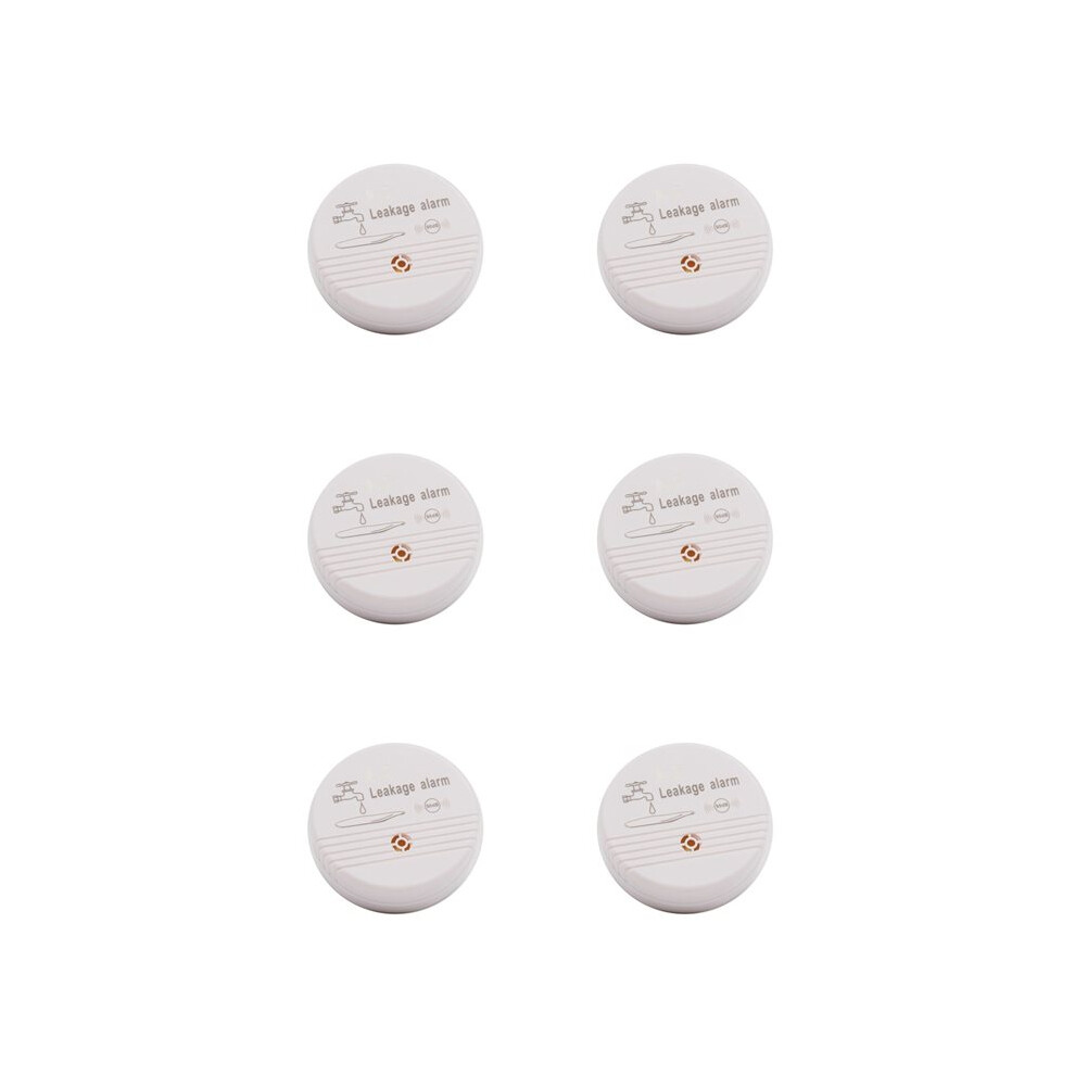 6X Water Overflow Leakage Alarm Sensor Detector 90Db Water Level Alarm Leak Flood Detection Home Security Alarm System 6032096627674
