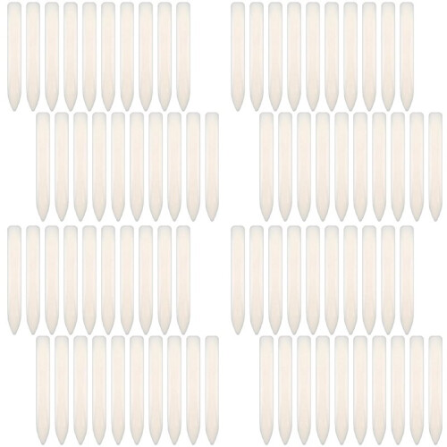 80 Pack Bone Folder Tool, Plastic Bone Folder Crafts Scoring Folding Creasing Paper Crafting Scrapbooking Tool