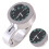Silver Waterproof Motorcycle Handlebar Glow Clock 5