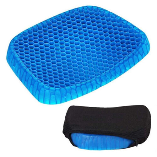 Large Gel Seat Cushion, Honeycomb Design Double Thick Gel Cushion