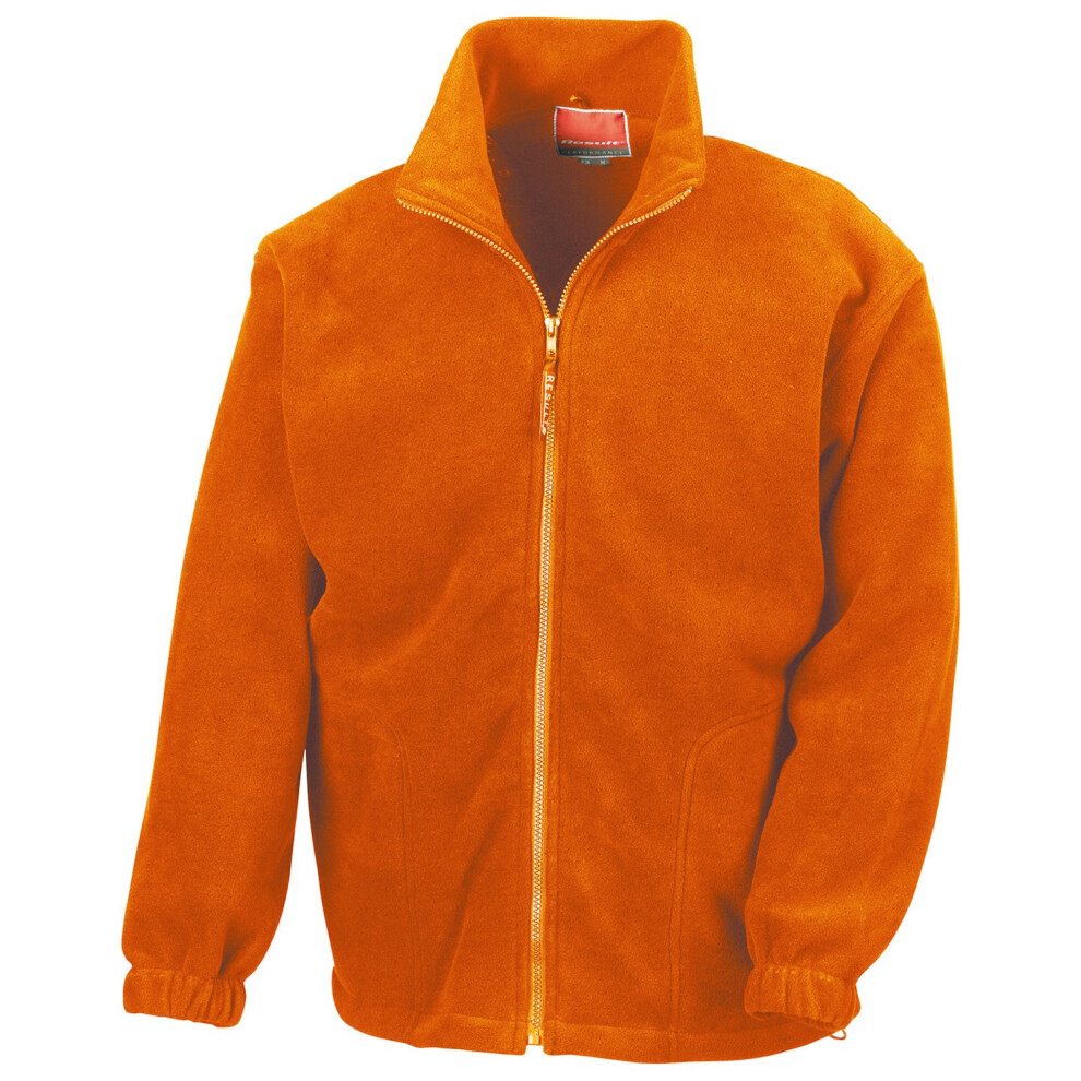 Result (Xxl, ) Mens Polartherm Fleece Jacket Orange