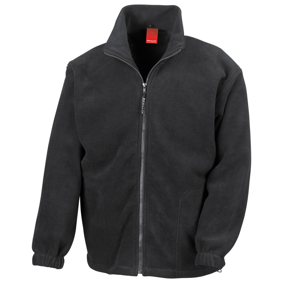 Result (Xl, ) Mens Polartherm Fleece Jacket Black
