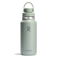 Hydro Flask Water Bottle - Insulated Stainless Steel - Wide Mouth Chug Lid, Non Spill, Leakproof in 32 Oz Tonal Agave Green