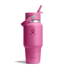 Hydro Flask Reseflaska - Isolerad Rostfritt Stål - Bred Sugerörslock, Spillfri, Läckagesäker 24 Oz Reef Pink