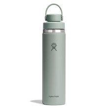 Hydro Flask Water Bottle - Insulated Stainless Steel - Wide Chug Lid, Non Spill, Leakproof in 24 Oz Tonal Agave Green