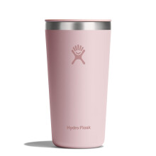 Hydro Flask All Around Tumbler Press-in Lid, Insulated Travel Mug, Stainless Steel Coffee Cup 20 Oz Trillium Pink