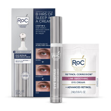 Crème anti-cernes RoC Derm Correxion au Rétinol avec Niacinamide, Resvératrol pour yeux fatigués