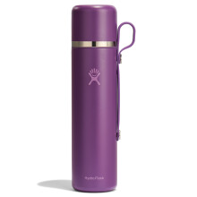 Hydro Flask Hot Flask & Cup - Insulated Stainless Steel, Hot Drink Travel Container for Coffee 36 Oz Beachplum Purple