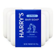 Harry's Tvål för Män - Sten Doft, 4 oz Kroppstvålar, 6-Pack