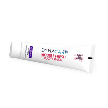 DynaCare Bubble Fresh Fluoridtandkräm för barn, Bubbelgumsmak, Kariesförebyggande - 4,6 oz., 1 styck