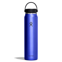 Hydro Flask 40 Oz Lightweight Wide Flex Cap - Insulated Stainless Steel Water Bottle - Hiking, Commuting Sapphire Blue
