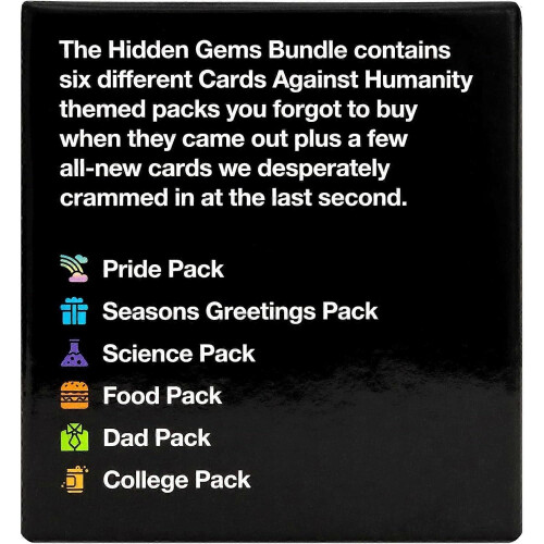 Cards Against Humanity - Hidden Gems Bundle Board Game 1