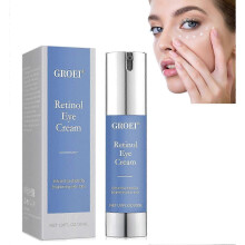 Retinol Eye Cream for Dark Circles: Anti-Wrinkle, Anti Aging Under Eye Cream - Night Care Reduces Eye Bags - Hydrating, Smooth and Brightening