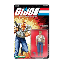 Super7 Reaction+ G.I. Joe Chuckles (Película) - Figura de Acción de 4" con Accesorios