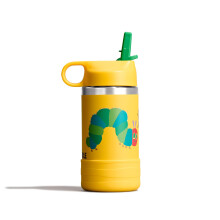 Hydro Flask Barnvattensflaska för barn - Rostfritt stål och isolerad med sugrör - 12 oz Eric Carle Caterpillar
