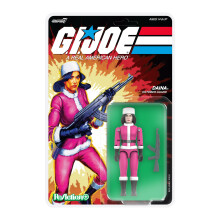 Super7 Reaction+ G.I. Joe Daina (Dibujo) - Figura de 4" con Accesorios - Coleccionables Clásicos