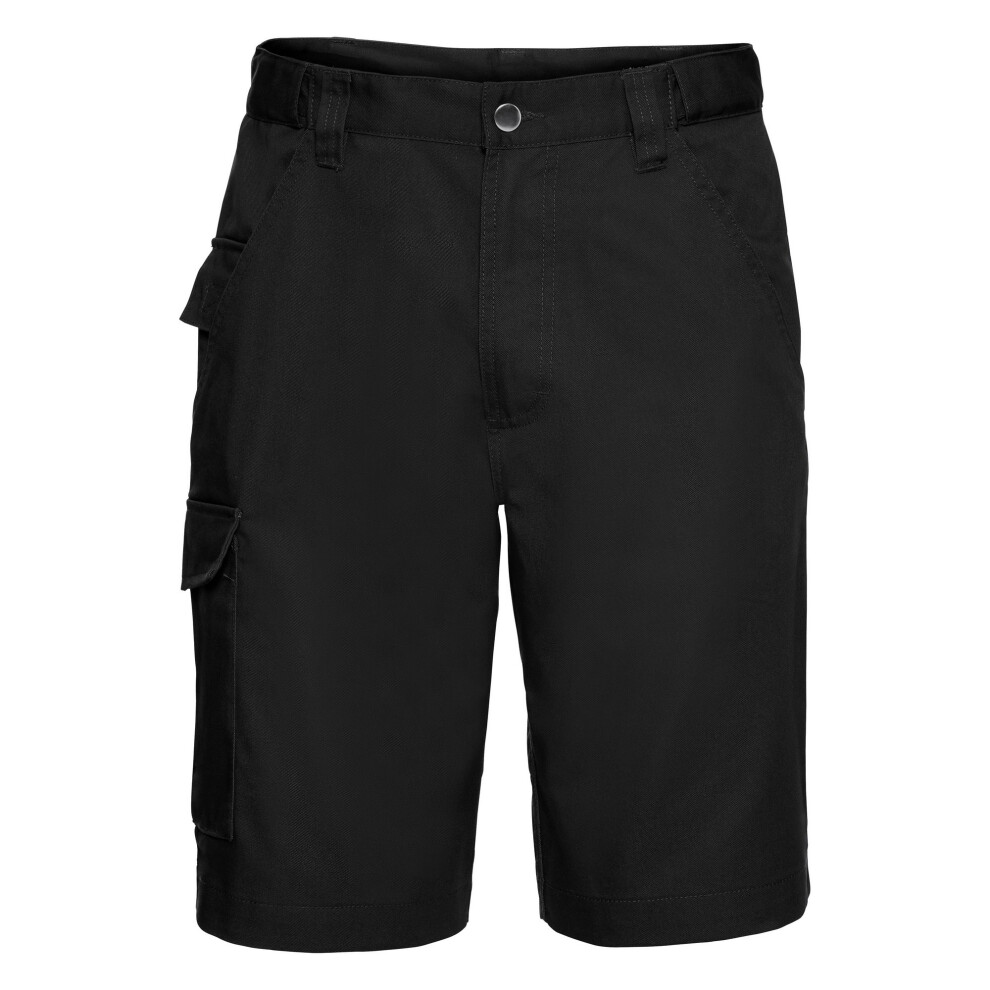 Russell (28W, Black) Workwear Twill Shorts