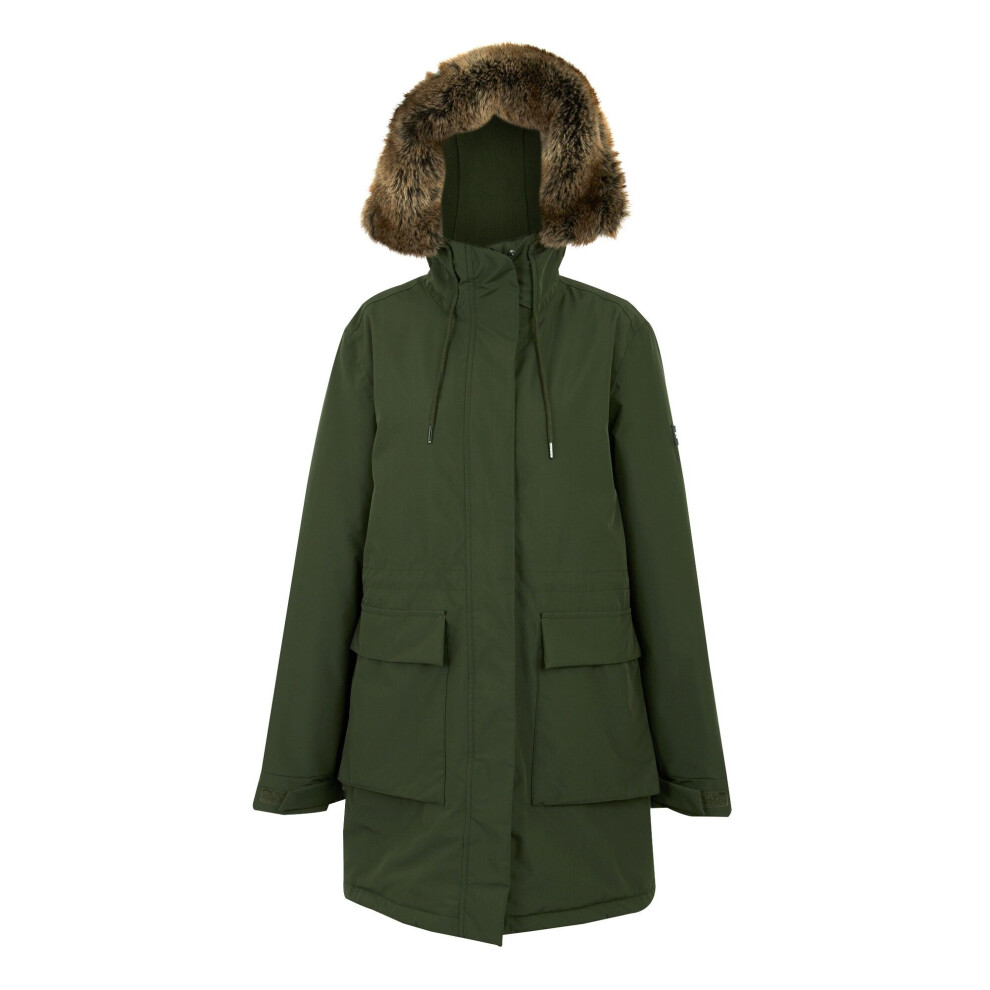 Regatta (12 Uk, Dark Khaki) Womens/Ladies Sabinka Insulated Waterproof Jacket