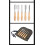 (Beech handle chisel five-piece set) 5Pcs Beech Wood Handle Wood Chisel Set, Multi-purpose Carpenter Tools for Wood Carving and Grooving 3