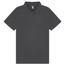 (XXL, Charcoal) Casual Classic Womens/Ladies Polo