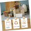 2pcs Coffee Cube Jar Coffee Candy Container Ceramic Jar Ceramic Containers Dipping Dish Square Sugar Bowl 5