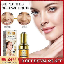 30ML Six Peptides Anti Wrinkle Serum Anti-aging Moisturizing Brighten Firming Desalinates Fine