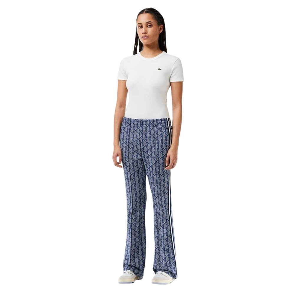 Lacoste (6 Uk R, Methyl Blue) Womens/Ladies Monogram Jogging Bottoms