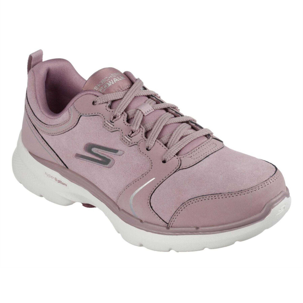 Skechers (2 Uk, Mauve) Womens/Ladies Go Walk Trainers