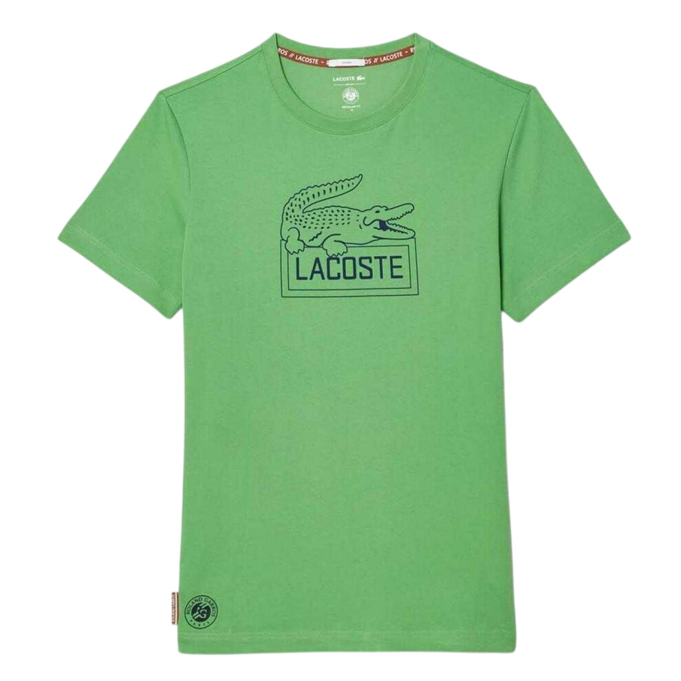 Lacoste (Xs, Green) Unisex Adult Roland Garros Edition Regular T-Shirt