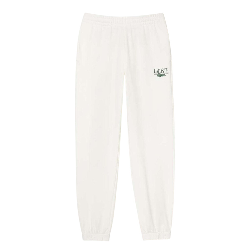 Lacoste (12 Uk, Cream) Womens/Ladies Embroidered Logo Sweatpants