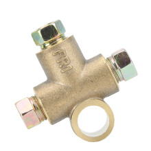 3 Way Brake Tee Short Union M10