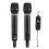 Wireless Microphone Dynamic Handheld Microphone Mic with Rechargeable Receiver for Show Meeting 1