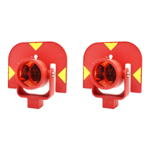 2X GPR111 ROTES Einzelprisma für Swiss Style Totalstation