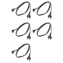 5X Universal Power Cable for HY300, HY320, HY300 PRO, HY320MiNi Projectors for Various Projectors EU PLUG