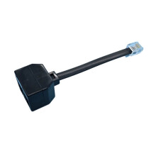 25CM RJ12 6P6C 1 to 2 Wire Adapter Telephone Ethernet Cord Converter Landline Male to Female Plug Separator
