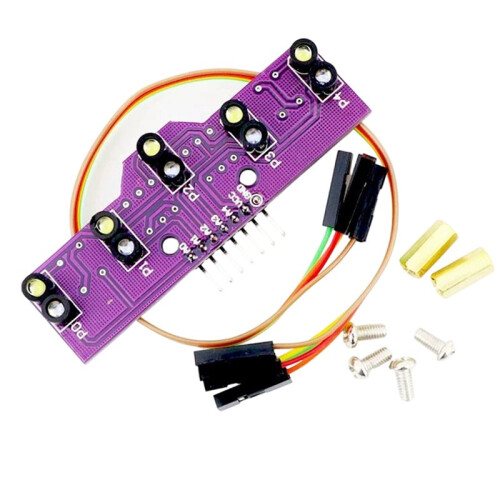 5-Way Analog  Follower Sensor Optical Patrol Module Analog Grayscale Sensor