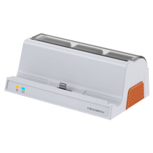 TV Dock Station for 2/OLED 3-in-1 Video Converter Base with -Compatible & Game Card Storage White